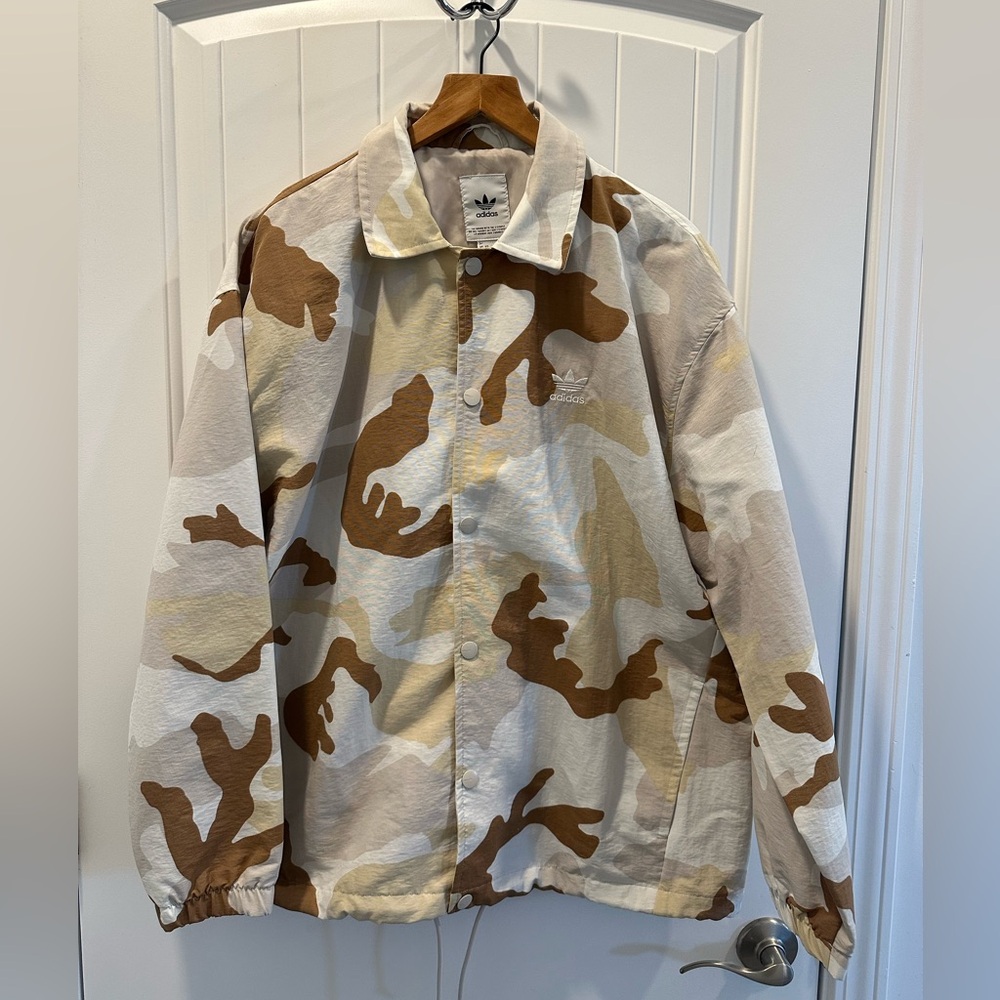 Adidas Camo Coaches Jacket